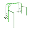 Parque infantil exterior Monkey Bar verde y azul