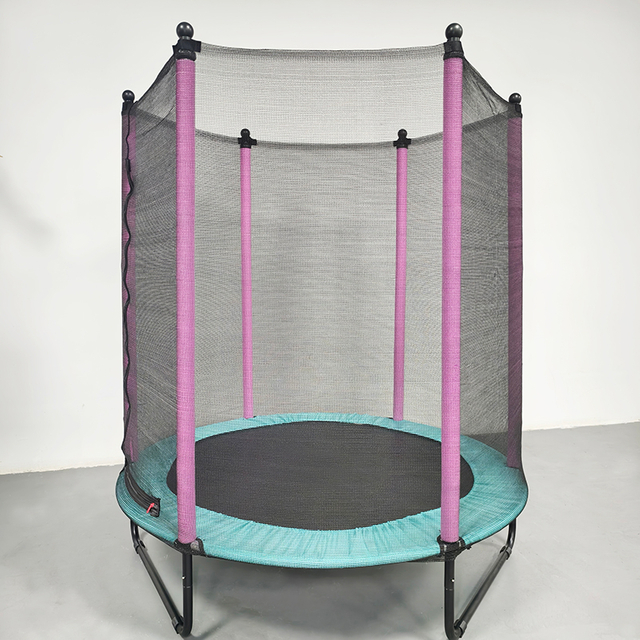 Trampol&iacute;n estable para ni&ntilde;os con patas en U y red de seguridad