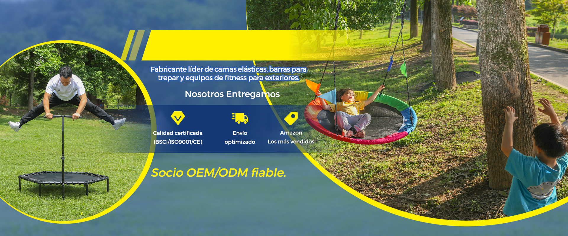 Heavy-duty metal swing set for backyard and commercial parks by Zoshine playground supplier