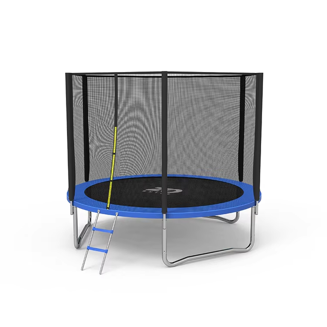 Trampol&iacute;n para exteriores de poste recto con red de seguridad