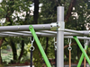 Juego de columpios y barra de mono para juegos al aire libre M02