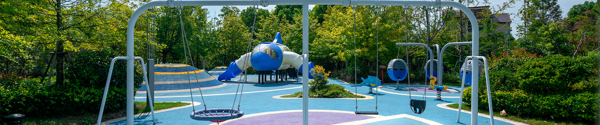 Dise&ntilde;os de parques infantiles para m&uacute;ltiples aplicaciones
