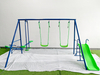 Juego de toboganes oscilantes para exteriores