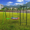 Juego de columpios y barra de mono para juegos al aire libre M02