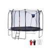 Trampol&iacute;n exterior profesional en forma de 7 con red de seguridad