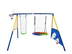 Juego de columpios al aire libre para ni&ntilde;os