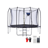 Trampol&iacute;n exterior profesional en forma de 7 con red de seguridad