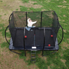 Trampol&iacute;n rectangular con patas en W