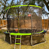 Trampol&iacute;n redondo para exteriores con patas en L y calabaza 