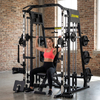 Conjunto de entrenamiento integrado con rejilla para sentadillas con m&aacute;quina Smith JH-D67