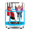 Trampol&iacute;n para ni&ntilde;os 3 en 1 de 55 pulgadas con columpio para saco de boxeo
