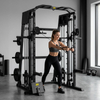 Conjunto de entrenamiento integrado con rejilla para sentadillas con m&aacute;quina Smith JH-D67