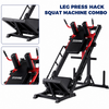 M&aacute;quina de sentadillas Hack Press de piernas 2000LBS Combo de gimnasio en casa
