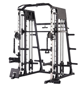 Conjunto de entrenamiento integrado con rejilla para sentadillas con m&aacute;quina Smith JH-D67