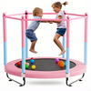 Trampol&iacute;n para ni&ntilde;os 3 en 1 de 60 pulgadas con piscina de bolas de aro de baloncesto