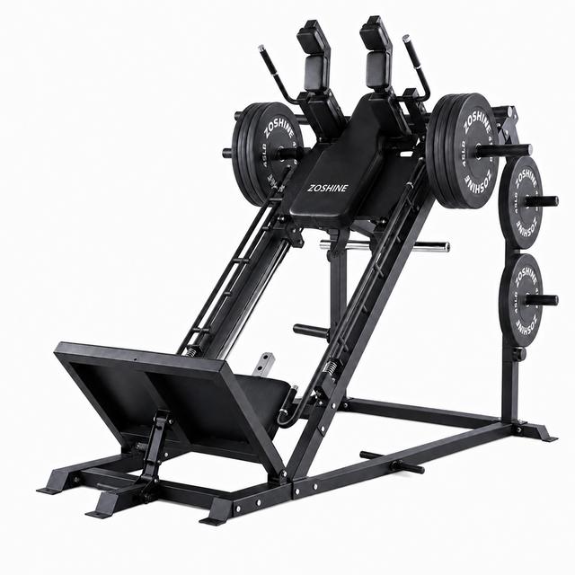 M&aacute;quina de piernas cargada con placa ajustable de acero JH-B019 2T