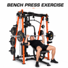 Entrenador de gimnasio en casa con m&aacute;quina Smith multifuncional JH-D60