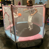 Trampol&iacute;n para ni&ntilde;os 3 en 1 de 60 pulgadas con piscina de bolas de aro de baloncesto